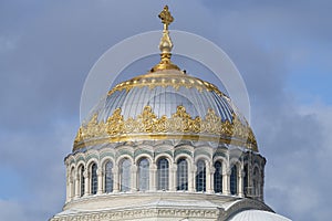 The dome of the Naval Cathedral of St. Nicholas the Wonderworker