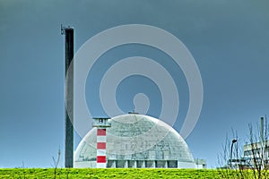 Dome of an nuclear power plant in germany