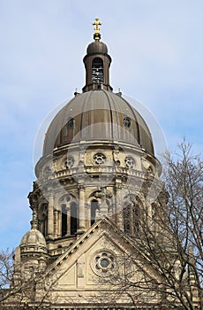 Dome of The Old Historic Christuskirche Church