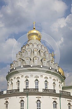 The dome of the Orthodox Christian Church photo