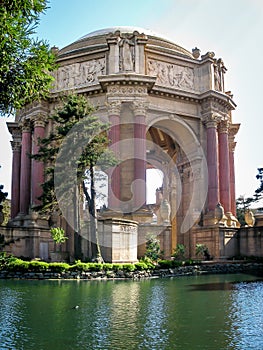 Dome of Palace of Fine Arts in San Francisco