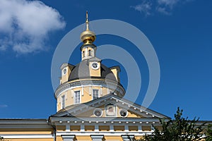 The Dome of the Pokrovskiy Cathedral in Rogozhskaya Sloboda in Moscow, Russia