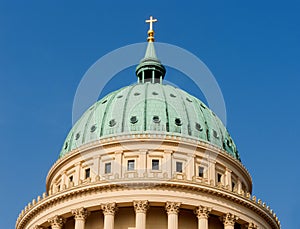 Dome of the Potsdam cathedral detail