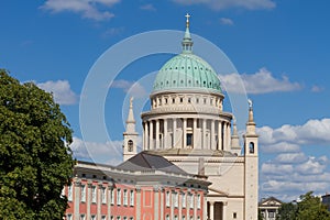 Dome of Potsdam and rebuilded city