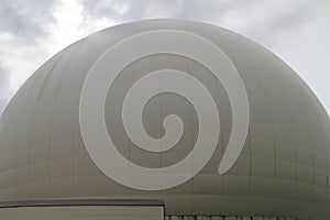 The dome of the Radom industrial monument in Raiting, Bavaria, Germany