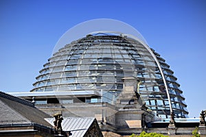 The dome of the Reichstag photo