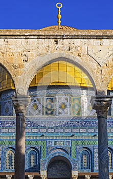 Dome of the Rock Islamic Mosque Temple Mount Jerusalem Israel