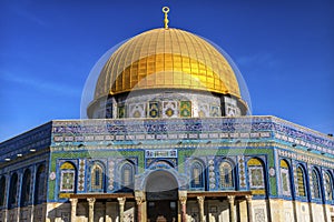 Dome of the Rock Islamic Mosque Temple Mount Jerusalem Israel