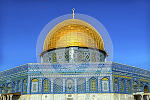 Dome of the Rock Islamic Mosque Temple Mount Jerusalem Israel