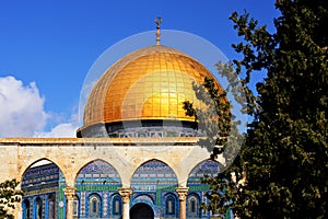 Dome of the Rock in Jerusalem - detail