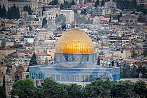 Dome of the Rock in Jerusalem Old City, Israel