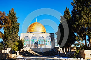 Dome of the Rock mosque in Jerusalem