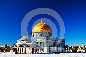 Dome of the Rock mosque in Jerusalem