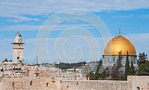Dome of the Rock and Silsilah Minaret