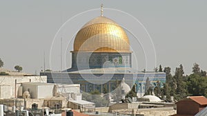 Dome of Rock slog Temple mount old city of Jerusalem