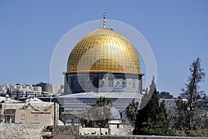 Dome of the Rock temple, Jerusalem.