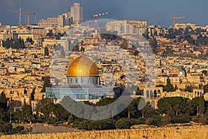 Dome of the Rock on the Temple Mount in Jerusalem, Israel