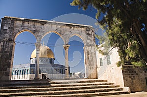 Dome of the Rock on the Temple Mount, Jerusalem, Israel