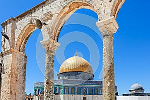 Dome of the rock Temple mountain