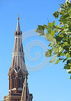 Dome of Roman Catholic church of Most Holy Name of Jesus Jesuits photo