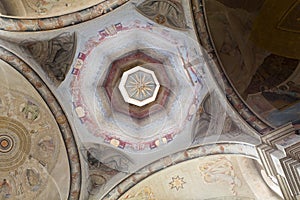 Dome of Sacro Cuore church from Lugano