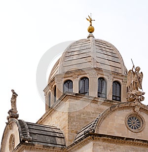 Dome of Saint James Cathedral in Sibenik photo