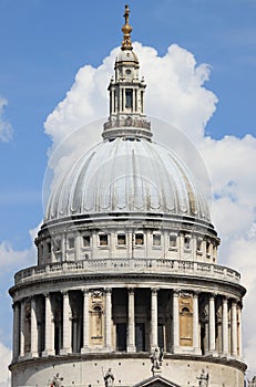 Dome of Saint Paul Cathedral in London