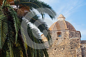 Dome of San Guiseppe church, Orosei, Sardinia
