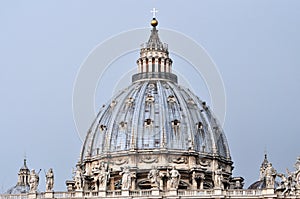 The dome of the San Pietro basilica, Vatican