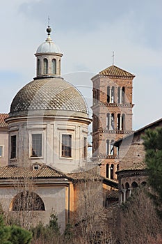 Dome of Santi Giovanni e Paolo church, Rome