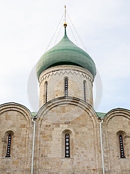 dome of Savior\'s Cathedral in Pereslavl-Zalessky photo