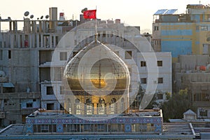Dome of Sayeda Zeinab shrine in Syria photo
