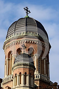 Dome of seminary church,Chernivtsi, Western Ukraine,unesco photo