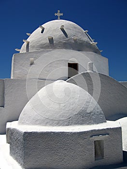 The dome of a small church