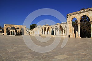 Dome of the Spirits along the square on the Temple Mount