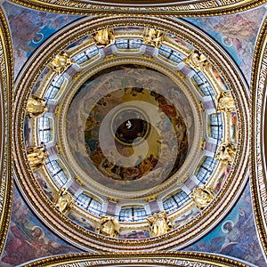 Dome of St. Isaac`s Cathedral