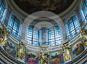 Dome of St. Isaac`s Cathedral photo