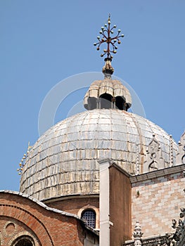 Dome, Saint Marks Basilica, Cathedral, Venice, Italy