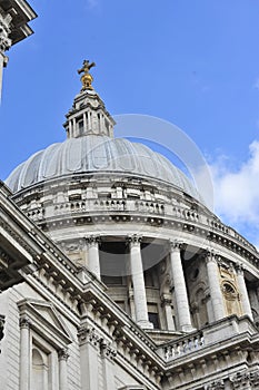 Dome of St. Paul`s cathedral