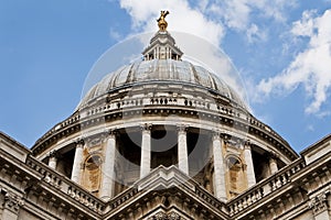 The Dome of St. Paul's Cathedral, London, England