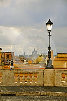 Dome of St. Peter`s Basilica