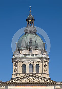 Dome of St. Stephen Basilica in Budapest, Hungary