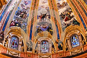 Dome Stained Glass San Francisco el Grande Madrid Spain