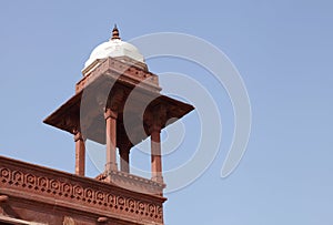 Dome strcuture at the corner of Diwan-e-khas in Fatehpur Sikri