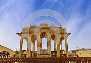 Domed canopies, fluted pillars, lotus and floral patterns of Haw photo