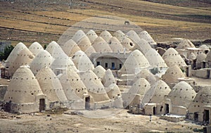 Domed huts in Syria