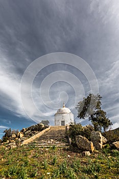 Domed mausoleum at Palasca in Balagne region of Corsica