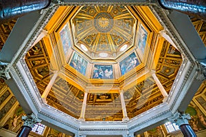 Lateran Baptistery San Giovanni in Fonte near the Basilica of Saint John in Rome, italy. photo