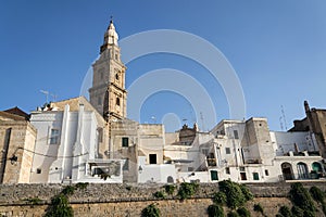 Domed Roman Catholic Monopoli cathedral, Basilica of the Madonna della Madia or Santa Maria della Madia, Monopoli, Bari pr