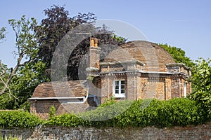 The domed roof of a 16th Century Tudor building at The Vyne Hampshire